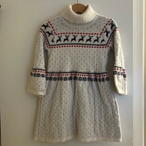 Lightly worn Janie and Jack 3T sweater dress
